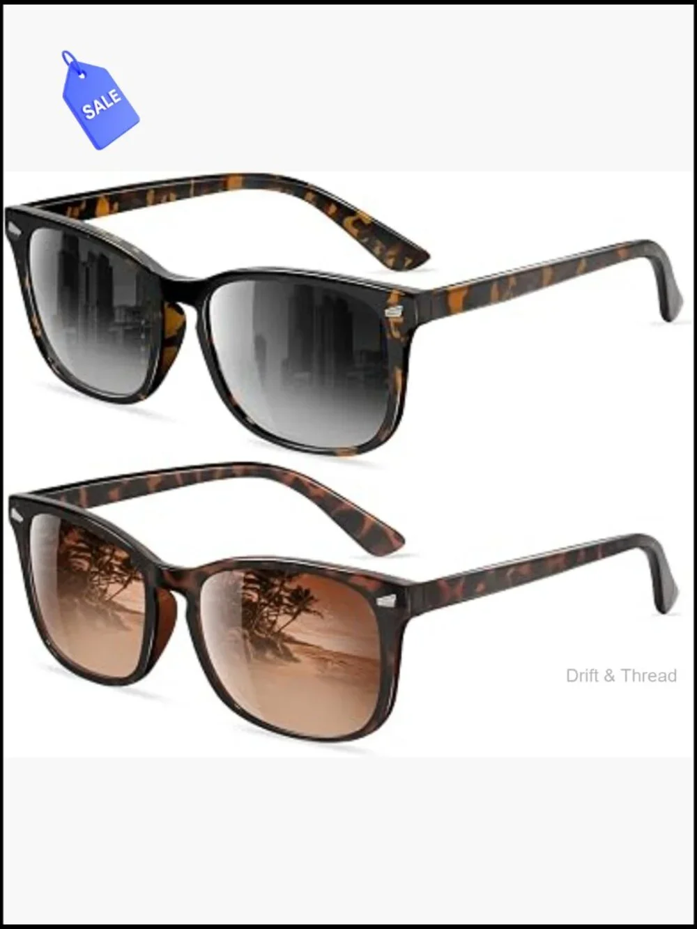 Polarized Sunglasses for Women Men Classic Trendy UV Protection